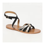 White Sun - Sandalias Singla - Negro / Dorado - Mujer