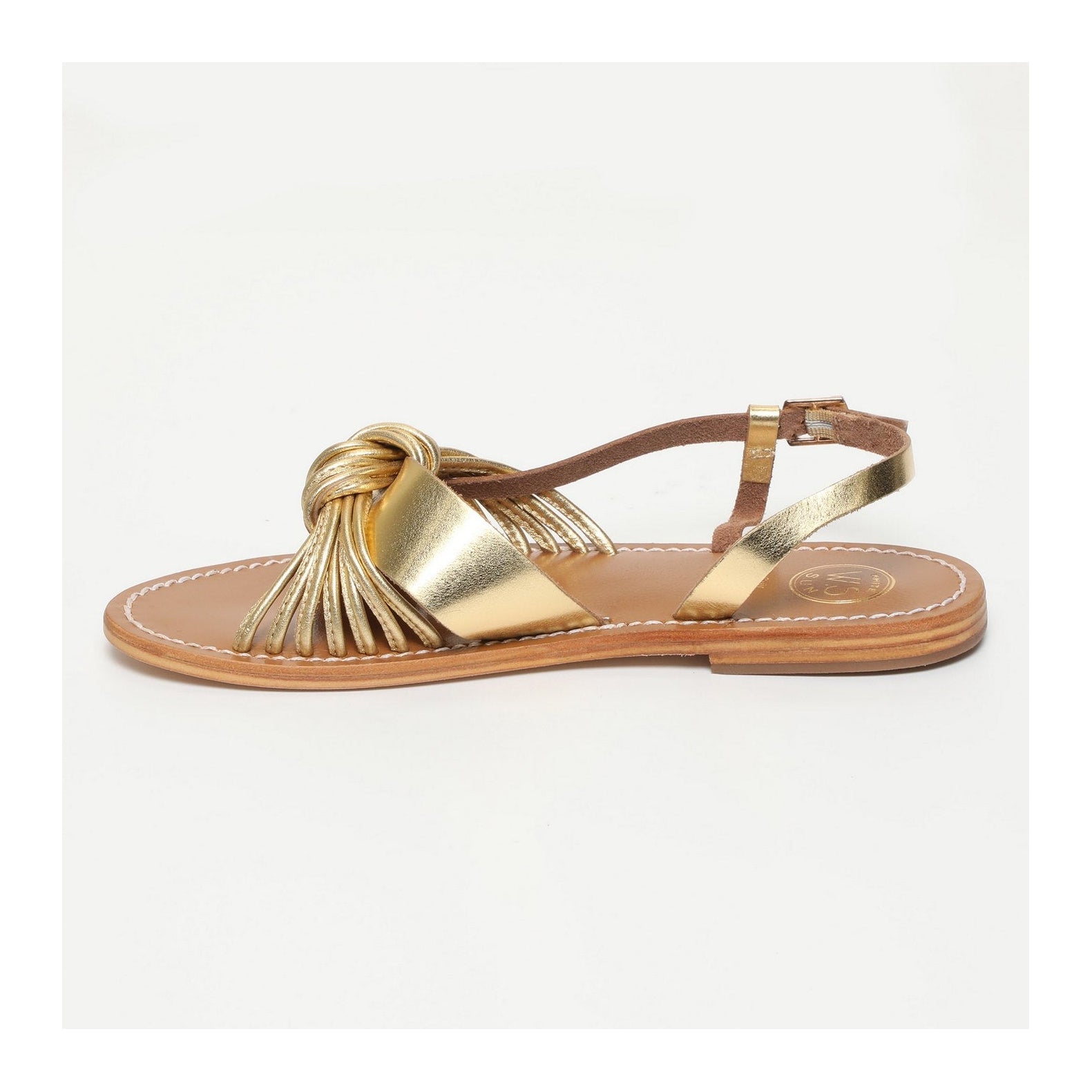 White Sun - Sandales BeasDark Gold