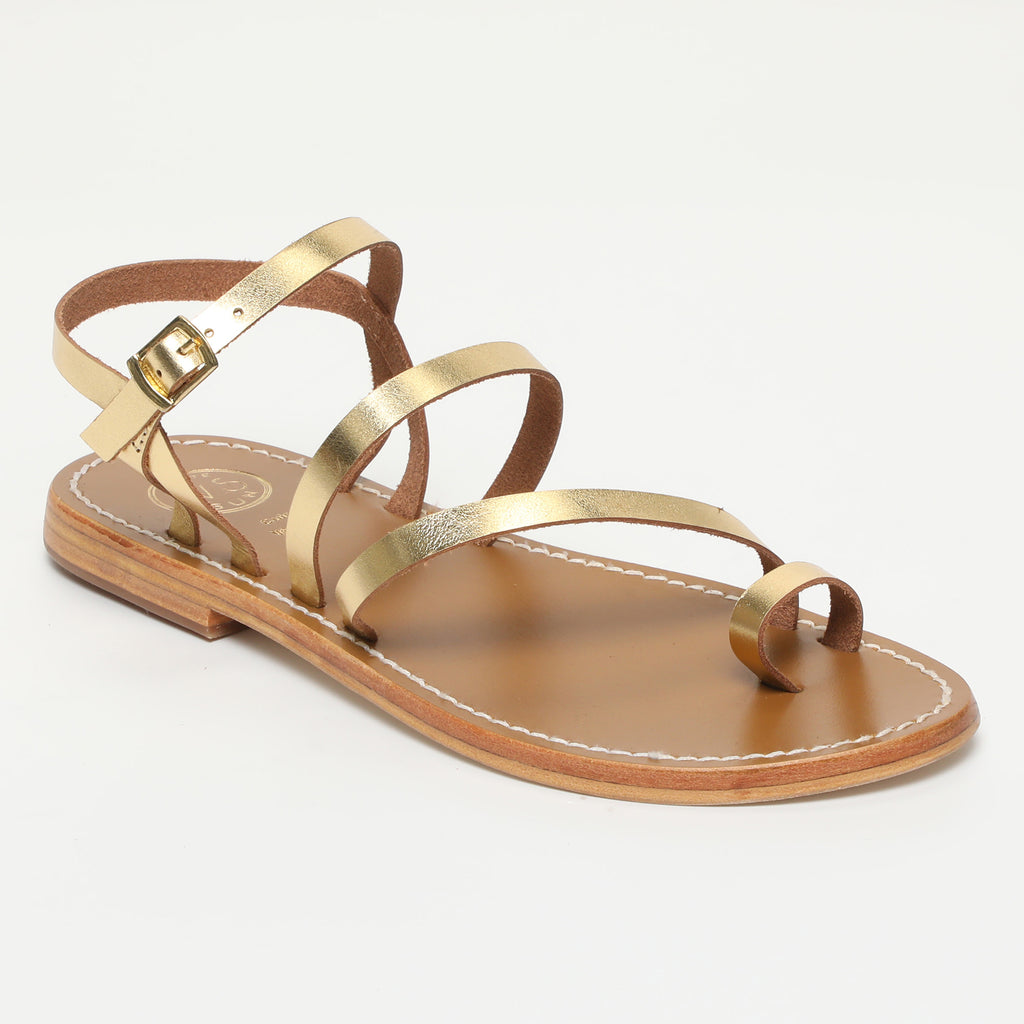 Sandalias Cambia - Oro Oscuro