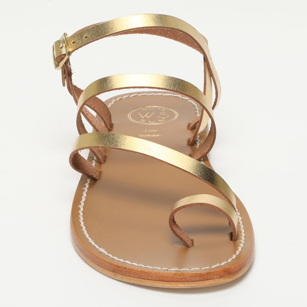 Sandalias Cambia - Oro Oscuro