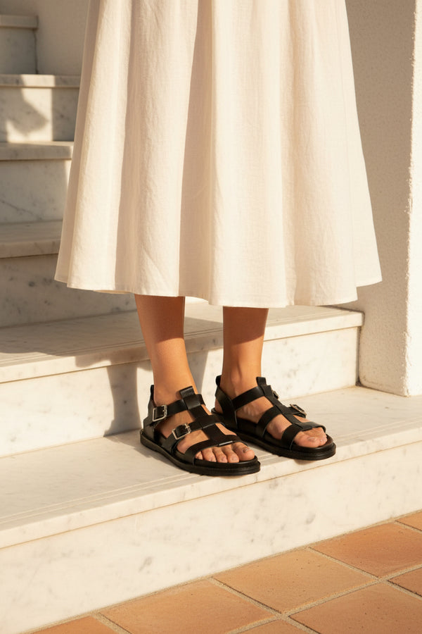 Sermano Sandals - Black