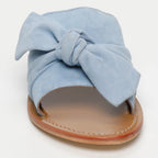 White Sun - Mules Alba - Light Blue Goat Suede - Bleu