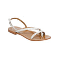 White Sun - Sandales Oriole - White Goat Leather - Blanc