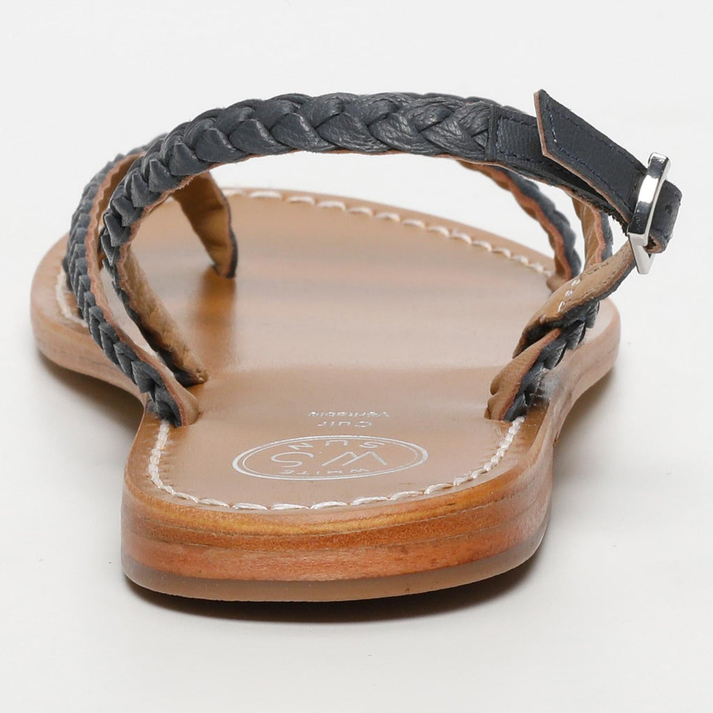 White Sun - Sandales Oriole - Navy Goat Leather - Bleu