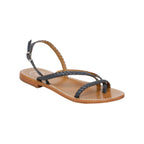 White Sun - Sandales Oriole - Navy Goat Leather - Bleu
