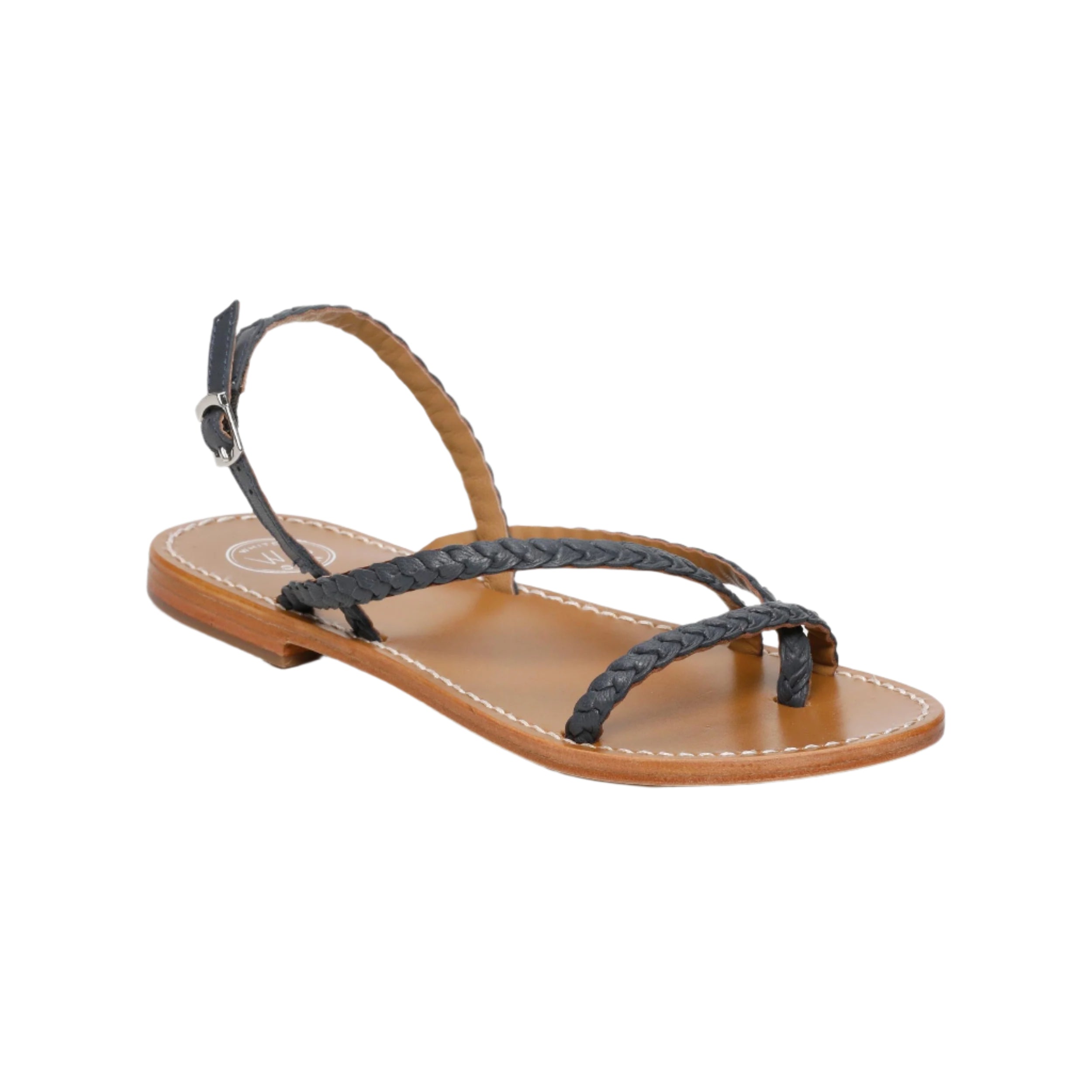 White Sun - Sandales Oriole - Navy Goat Leather - Bleu