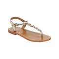 White Sun - Sandalias Natal - Cuero laminado Gold Crackle - Gold Crackle