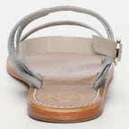 Davitza Sandals - Cream Patent