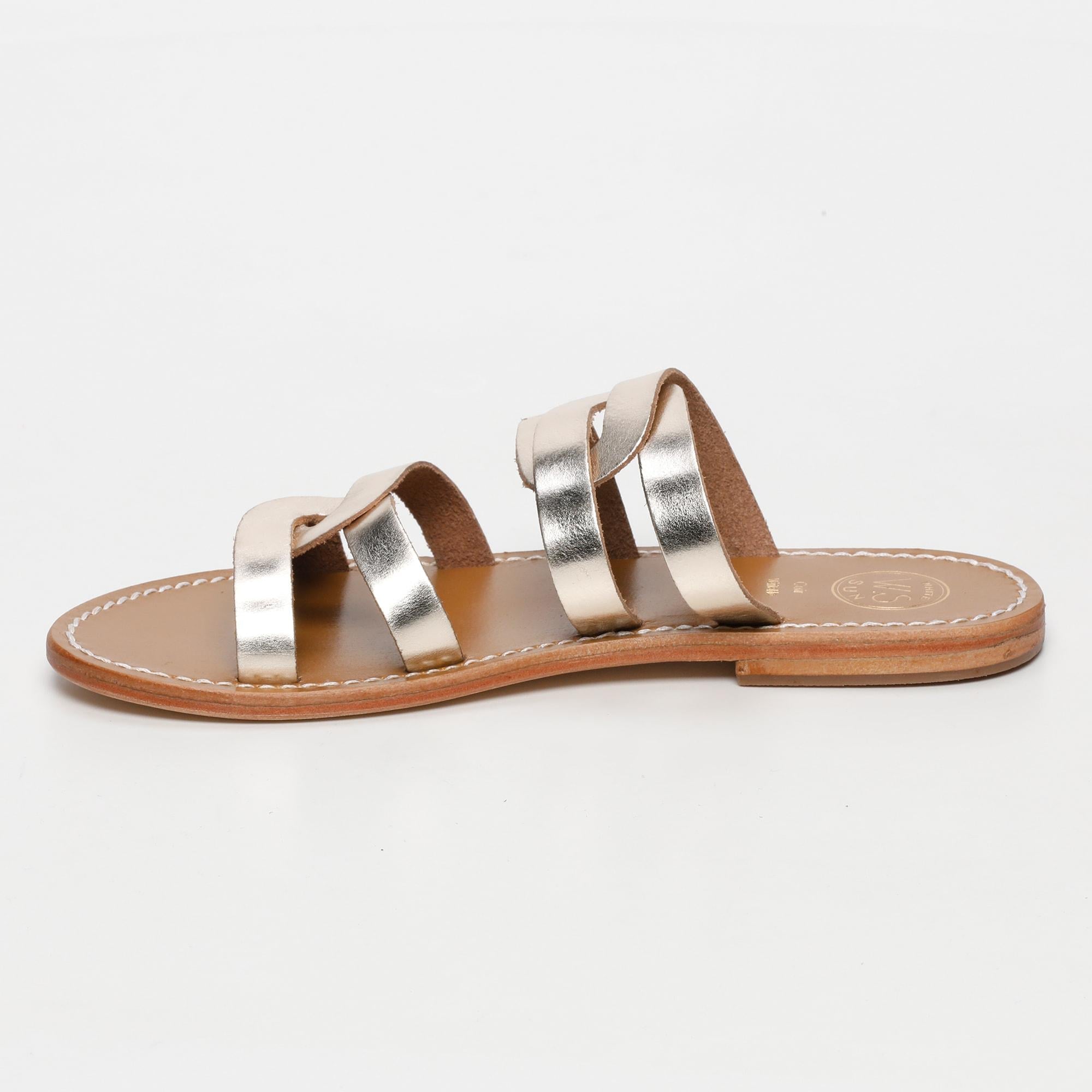 White Sun - Mules Jana - Gold Buff - Doré