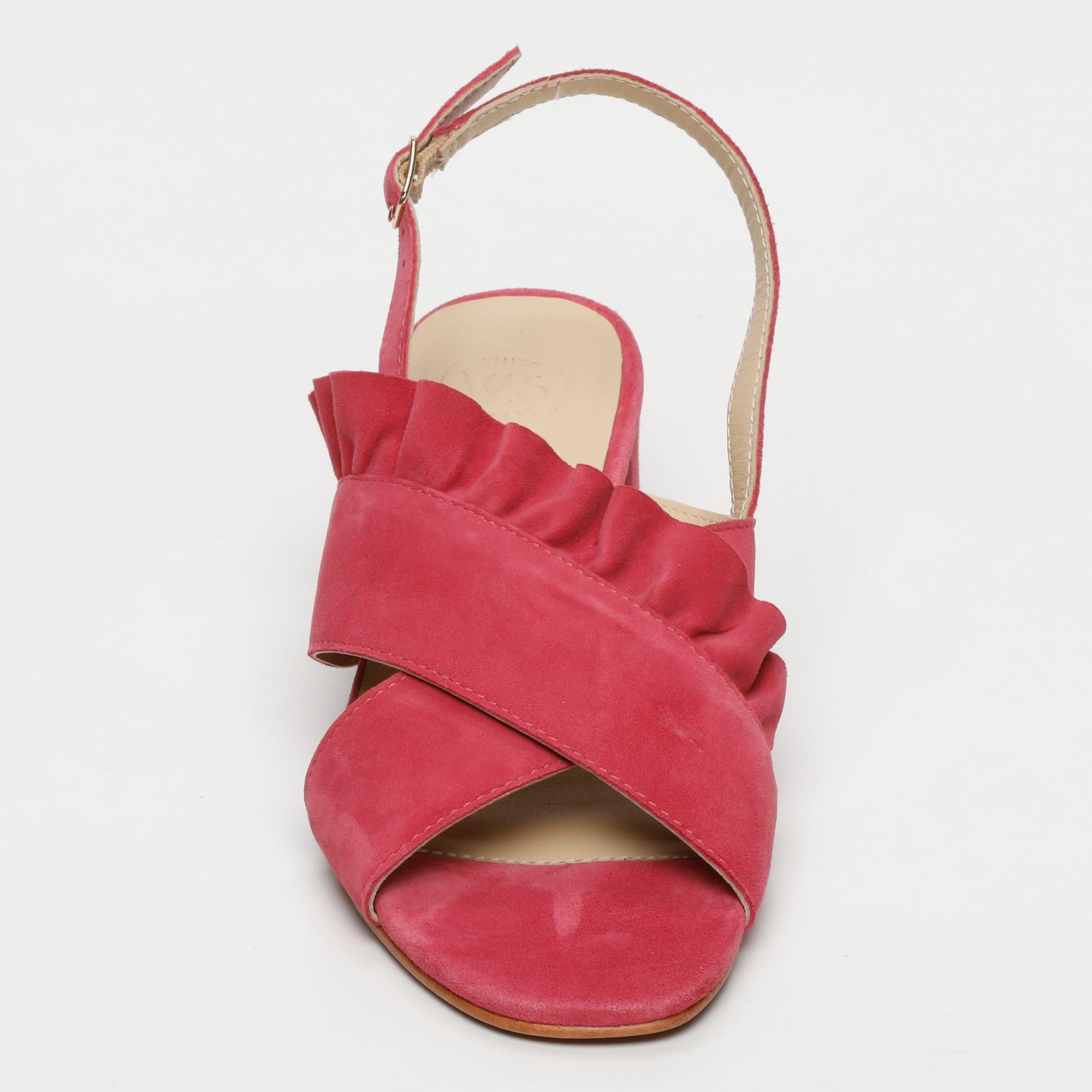 Sandales À Talons Bena - Raspberry