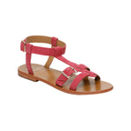 White Sun - Sandales Damyanti - Raspberry Goat Suede - Raspberry