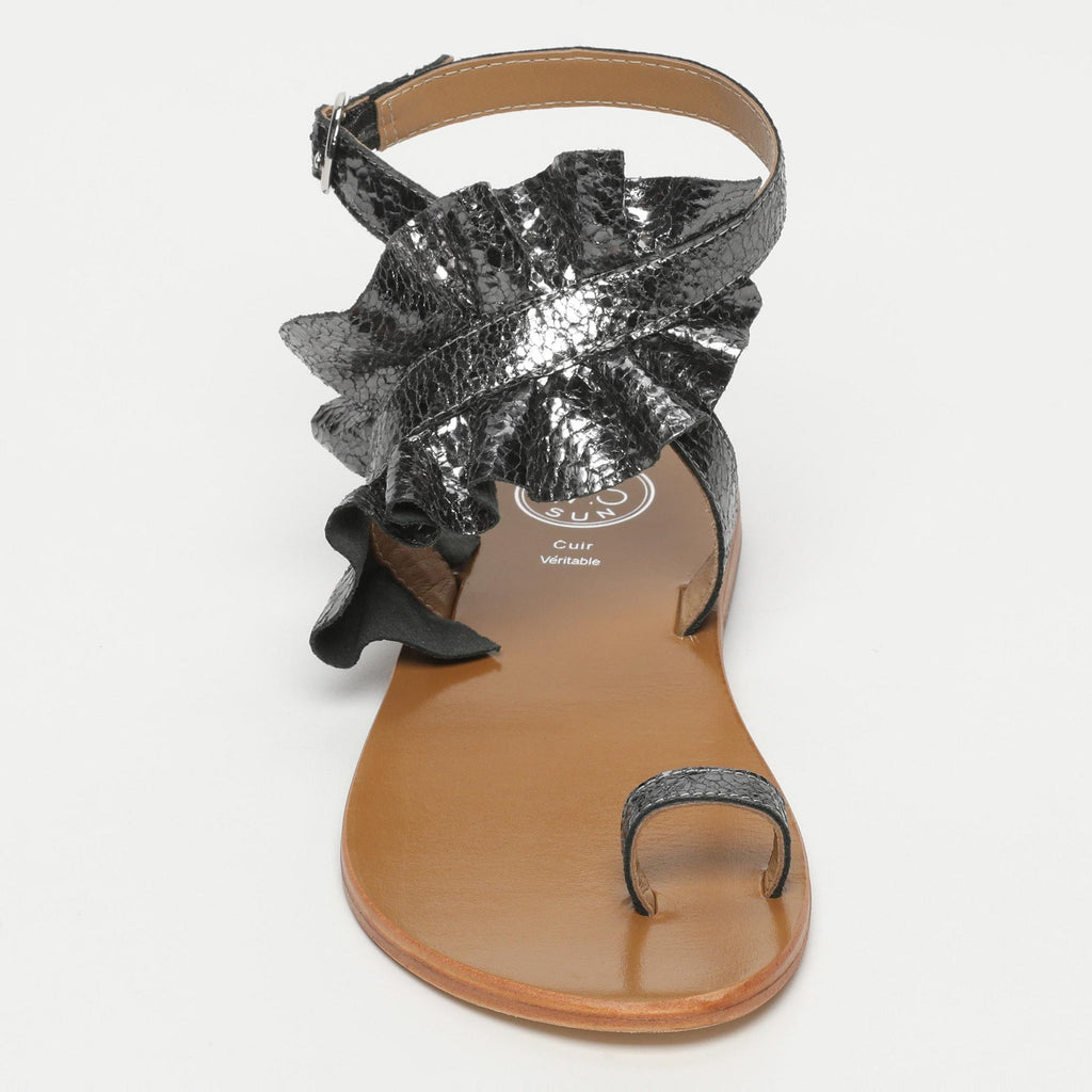 Sandales Devipriya - Pewter Crackle