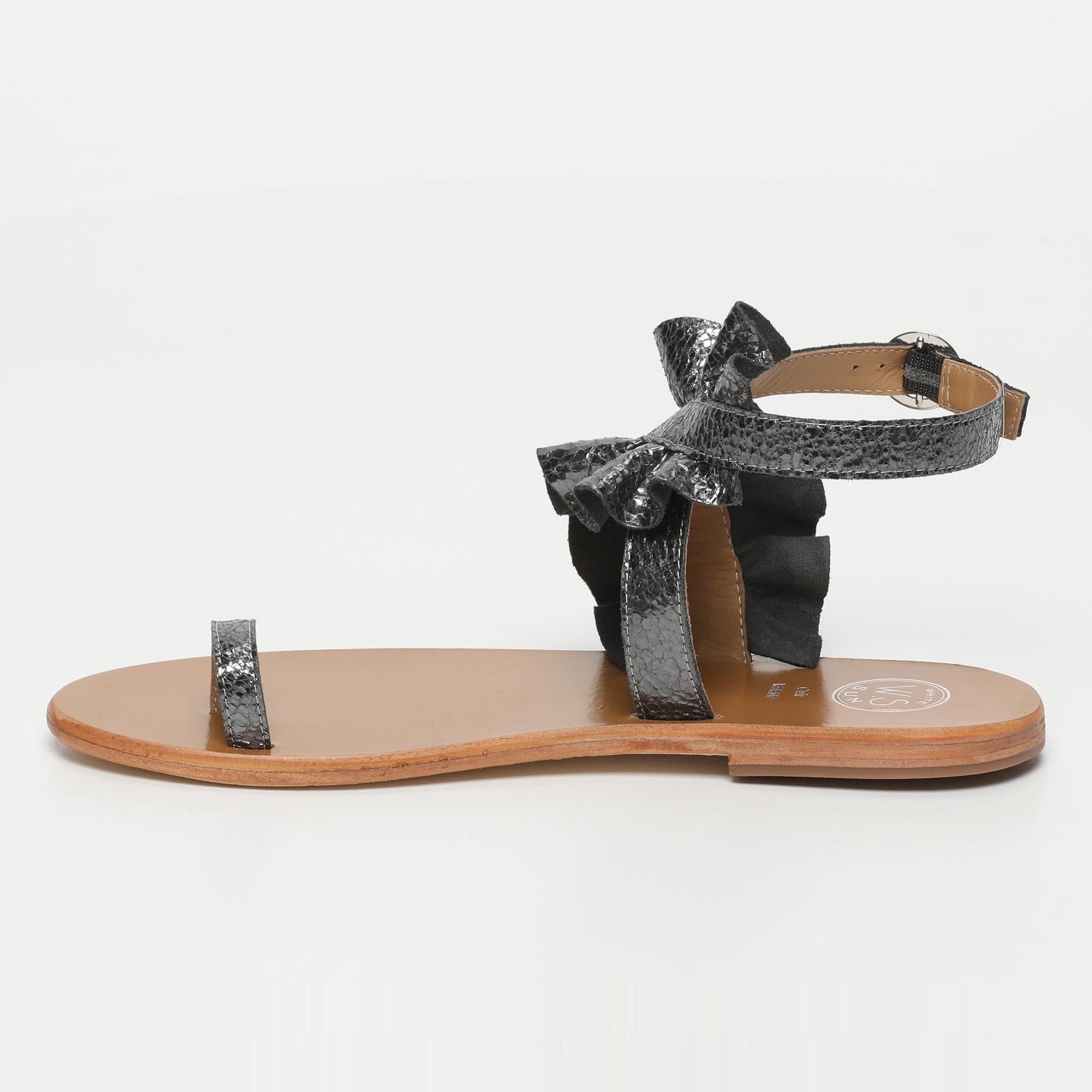 Sandales Devipriya - Pewter Crackle