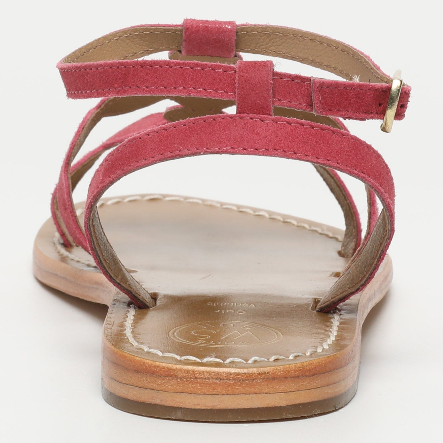 White Sun - Sandales Thuja - Raspberry Goat Suede - Raspberry