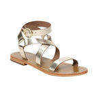 White Sun - Sandales Charel - Gold Buff - Gold