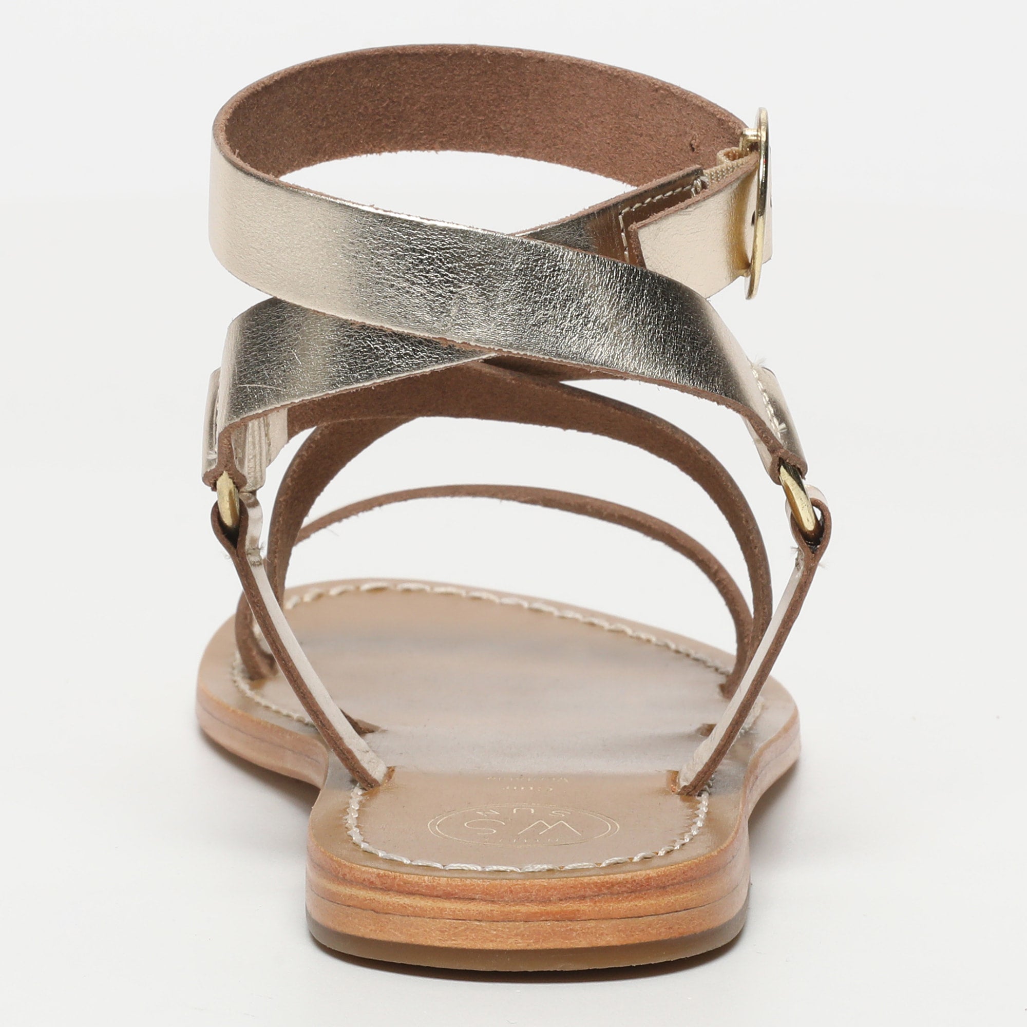 White Sun - Sandales Charel - Gold Buff - Gold