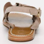 Lilly Sandals - Light Beige Goat Suede - Light Beige
