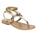 White Sun - Sandales Esther - Gold Crackle Foil Leather - Gold Crackle