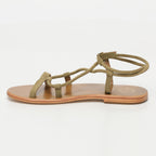 White Sun - Sandales Taylee - Olive Goat Suede - Olive