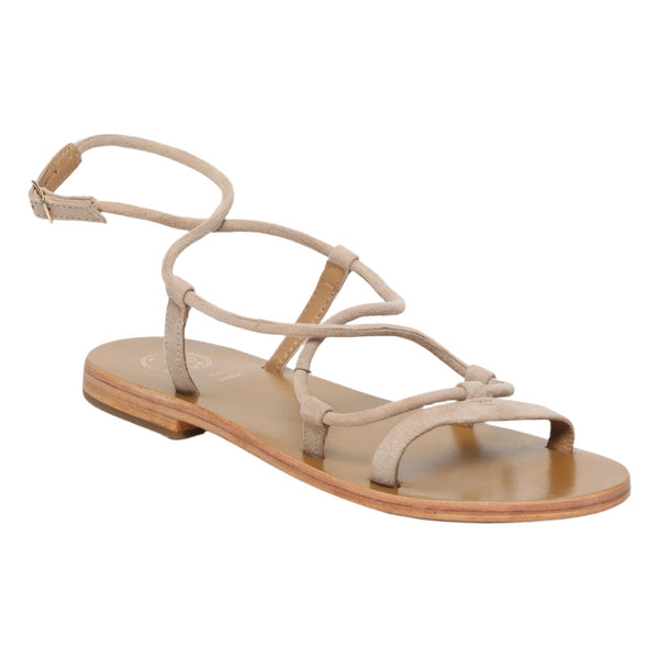 White Sun - Sandalias Taylee - Light Beige Goat Suede - Light Beige