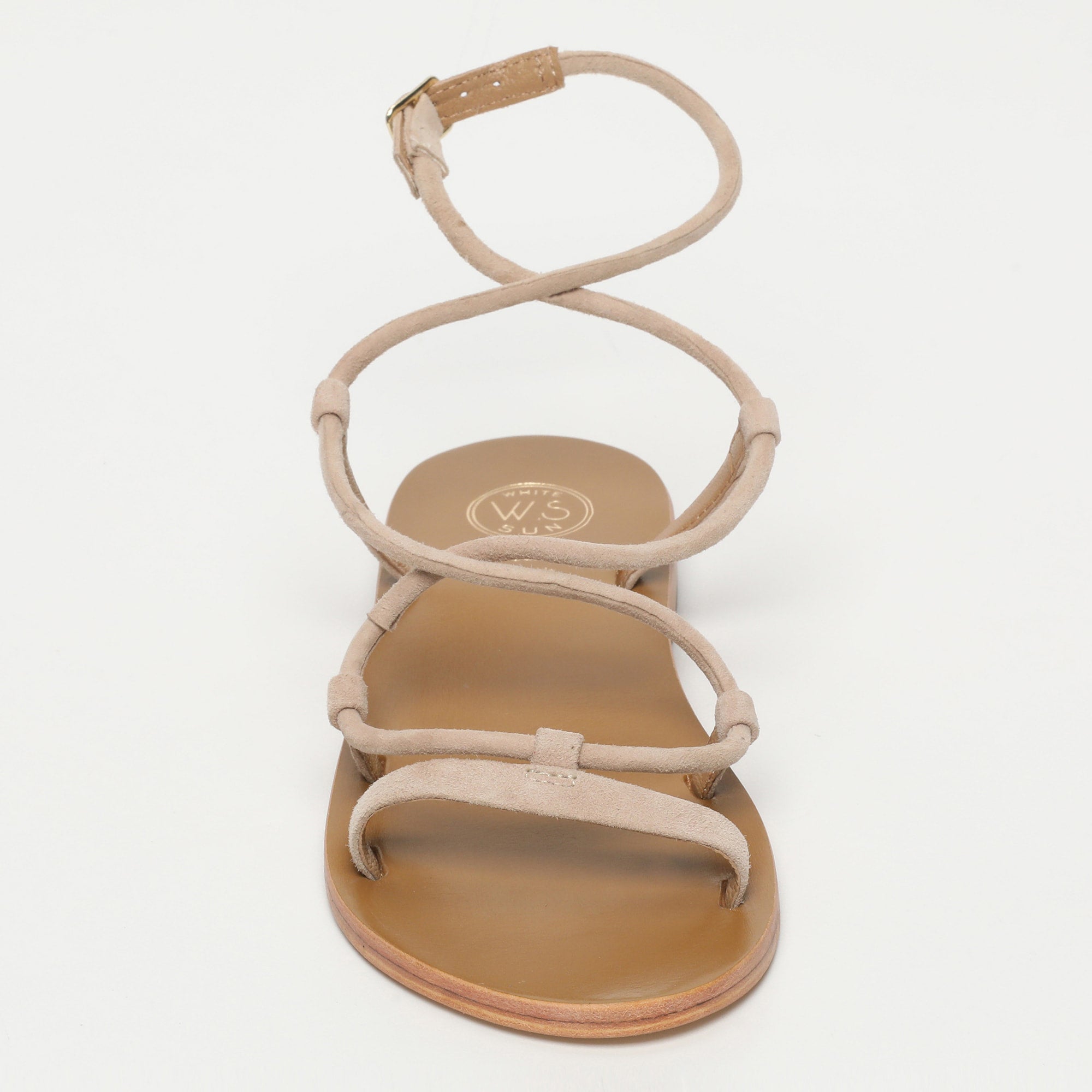 White Sun - Sandales Taylee - Light Beige Goat Suede - Light Beige