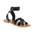 White Sun - Sandalias Tahani - Piel negra - Negro