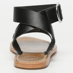 White Sun - Sandalias Tahani - Piel negra - Negro
