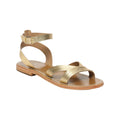 White Sun - Sandales Terri - Dark Gold Sheep Metallic Nappa - Dark Gold