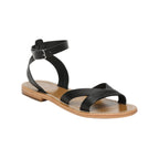 White Sun - Sandales Terri - Black Sheep Nappa - Black
