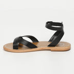 White Sun - Sandales Terri - Black Sheep Nappa - Black