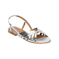 White Sun - Sandalias Babitha - Silver Goat Leather - Silver