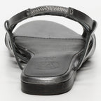 White Sun - Babitha Sandals - Pewter Goat Leather - Pewter