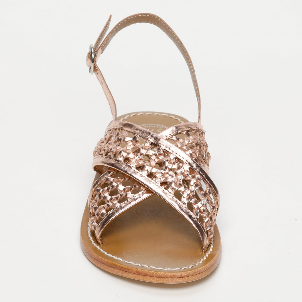 White Sun - Sandales Baishakh - Rosegold Goat Leather - Rosegold