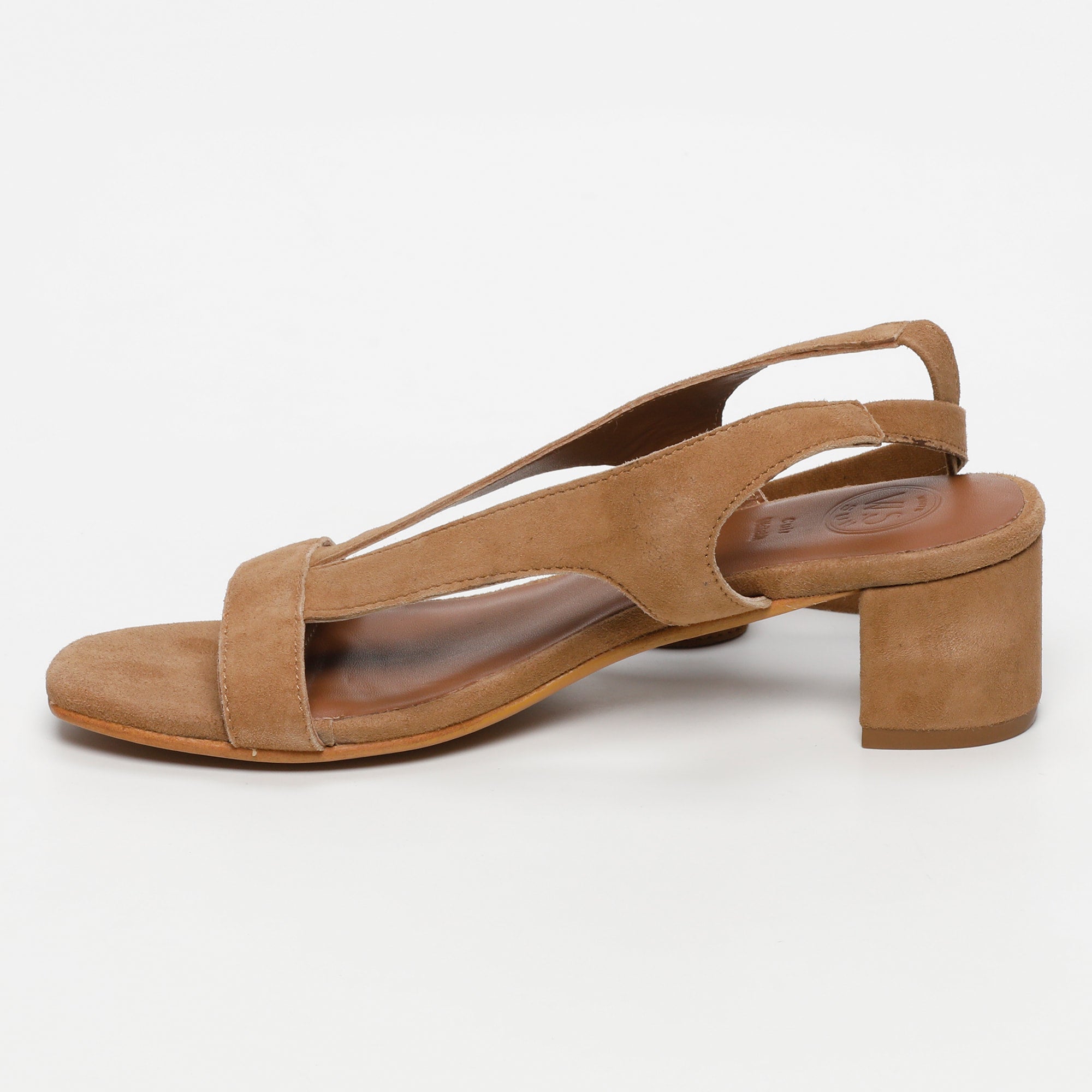 White Sun - Sandalias de Tacón Isinya - Marron Goat Suede - Marrón