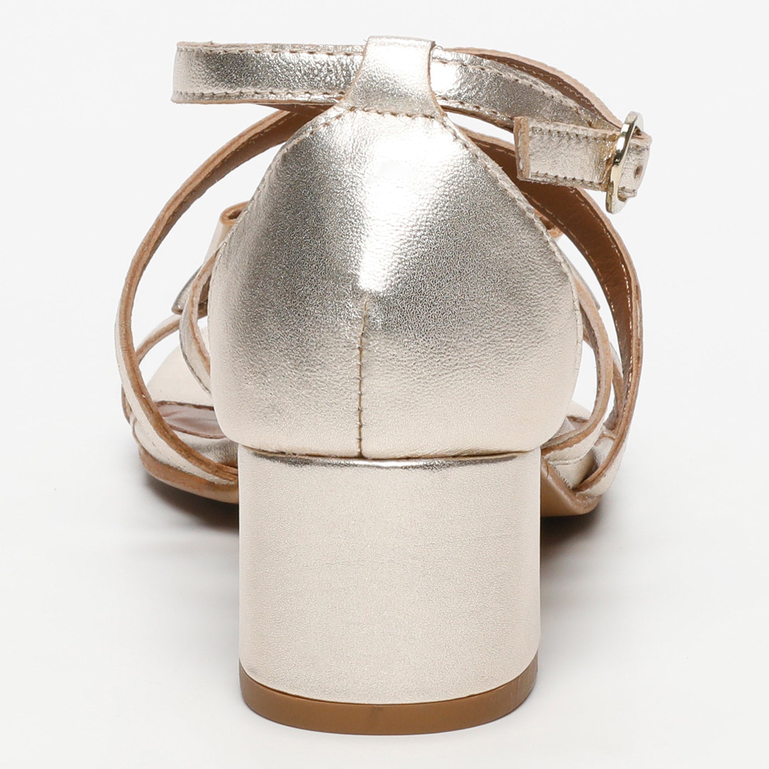 Augusta Heeled Sandals - Gold