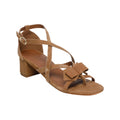 Augusta Heeled Sandals - Camel