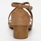 Augusta Heeled Sandals - Camel