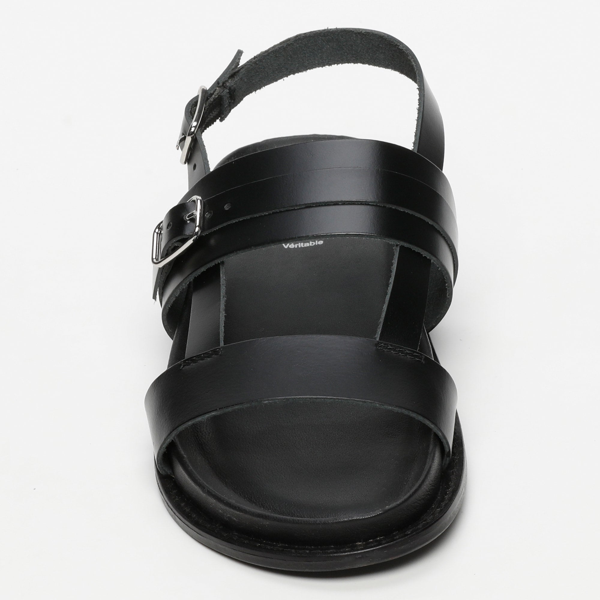 White Sun - Sandales Zeneta - Black Buff - Black