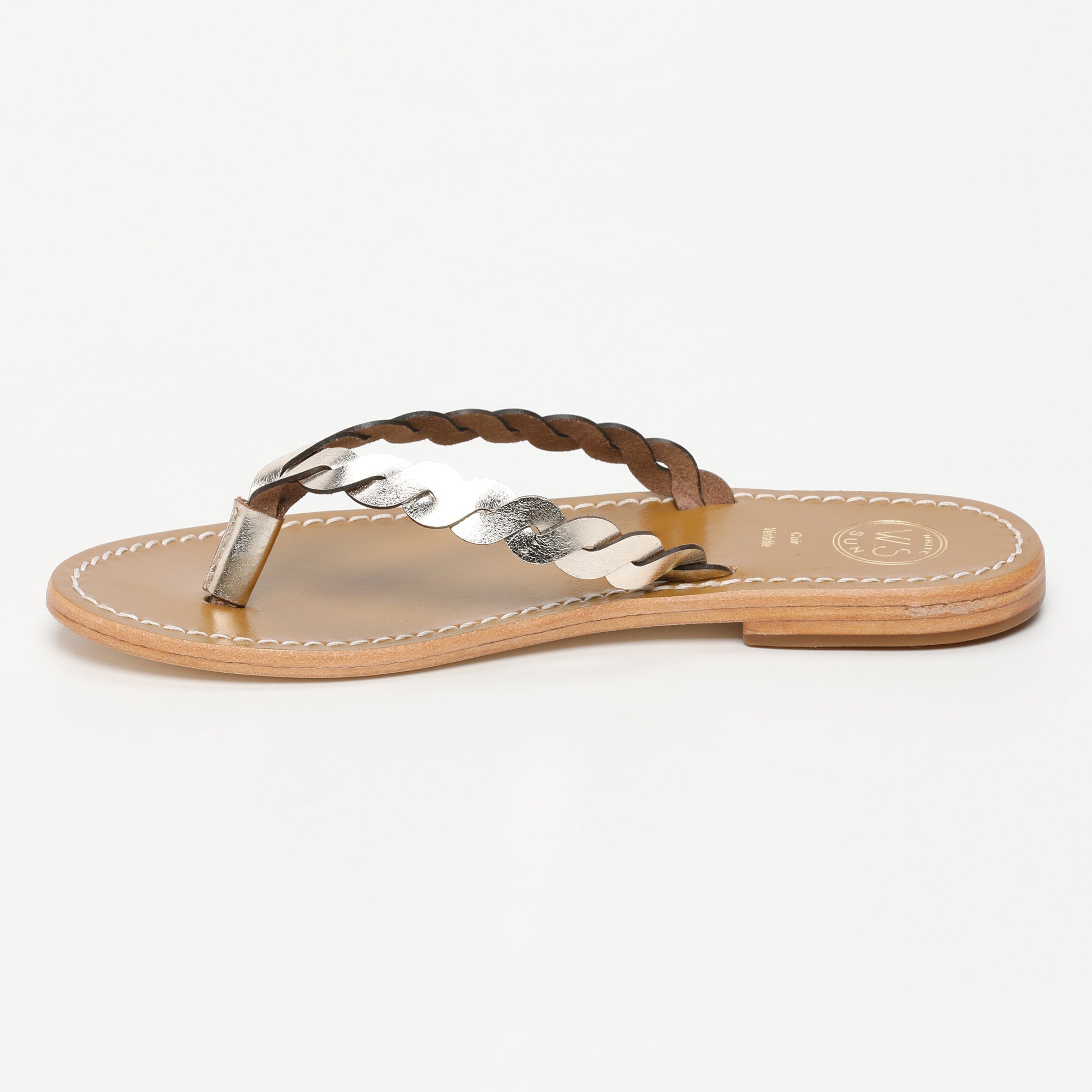 White Sun - Mules Nefela - Gold Buff - Gold