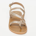 White Sun - Sandalias Alassio - Gold Glitter - Gold Glitter