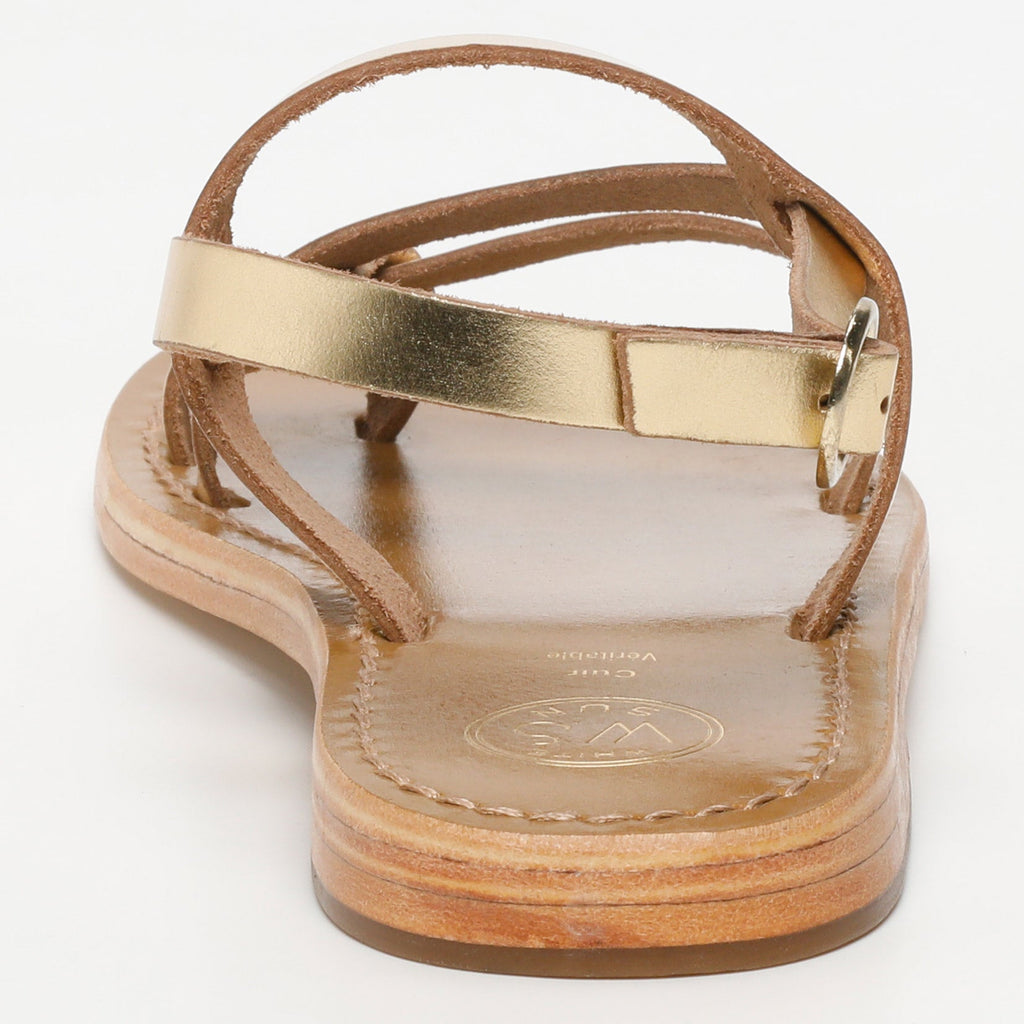 White Sun - Sandales Alassio - Dark Gold Buff - Dark Gold