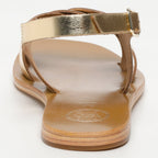 White Sun - Sandales Sampaya - Dark Gold Buff - Doré