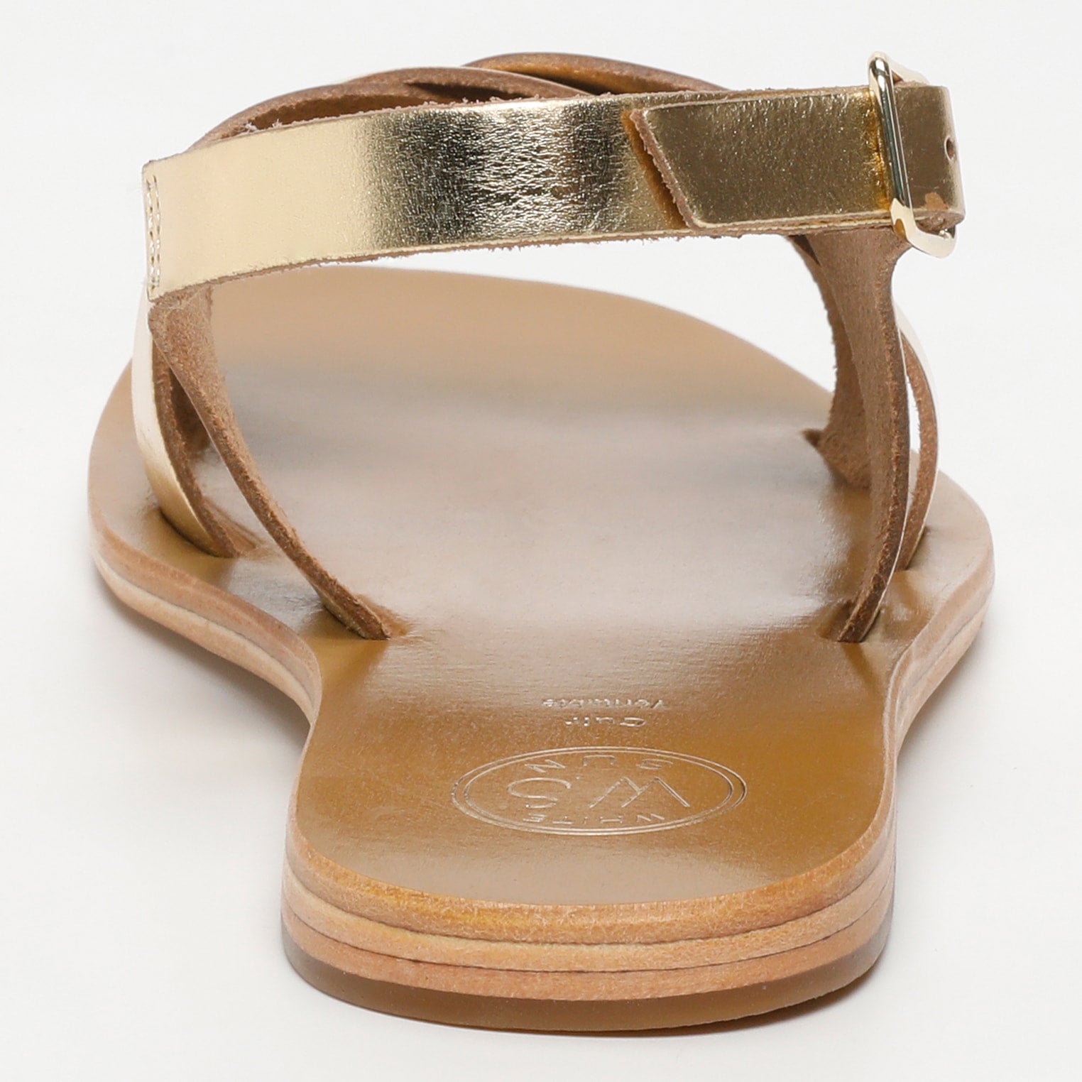 White Sun - Sandales Sampaya - Dark Gold Buff - Doré