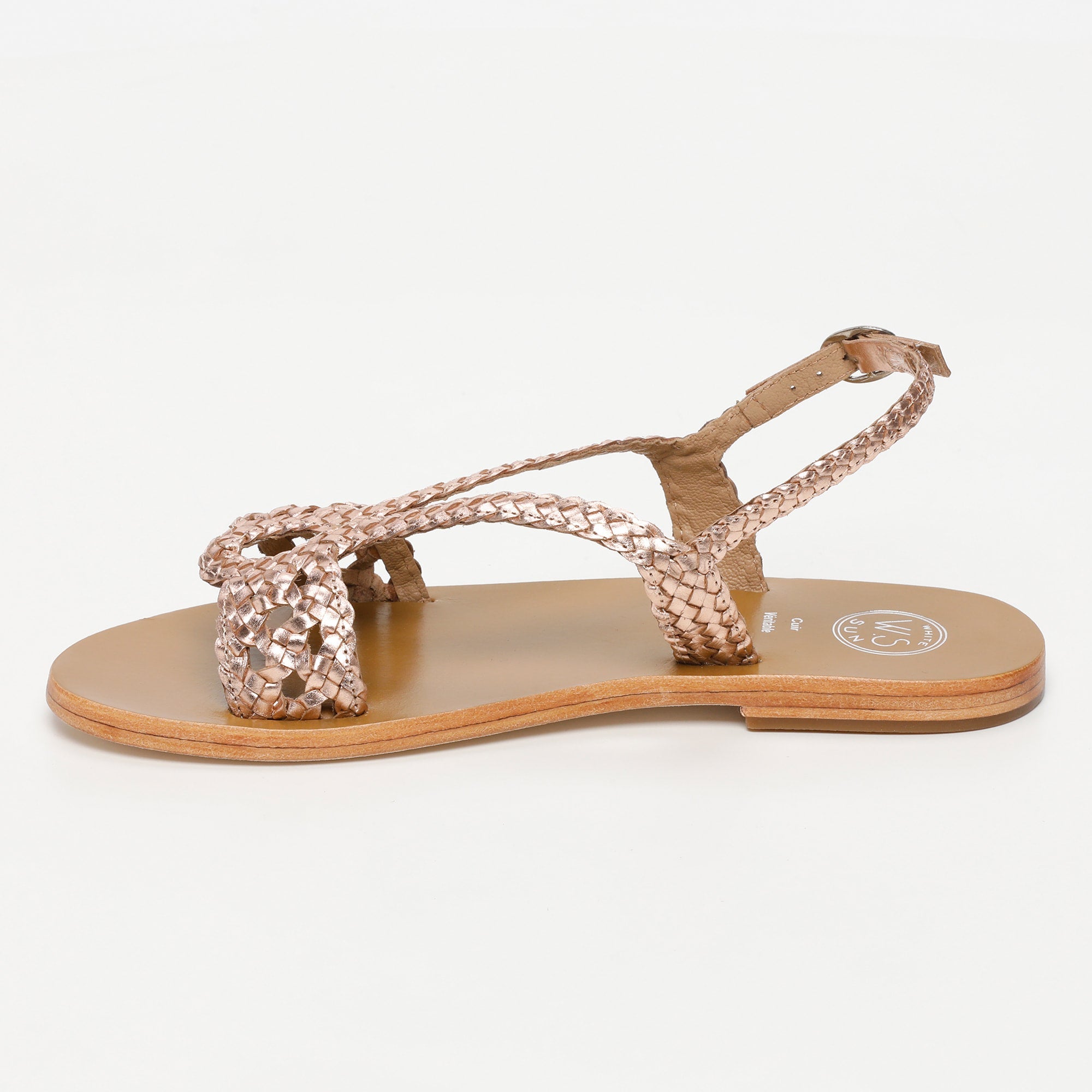 White Sun - Sandalias Katy - Rosegold Buff - Rose