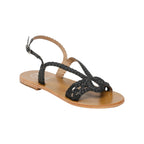 White Sun - Sandales Katy - Black Buff - Noir