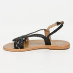 White Sun - Sandales Katy - Black Buff - Noir