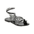 White Sun - Sandalias Yonora - Pewter Crackle Foil Goat - Gris
