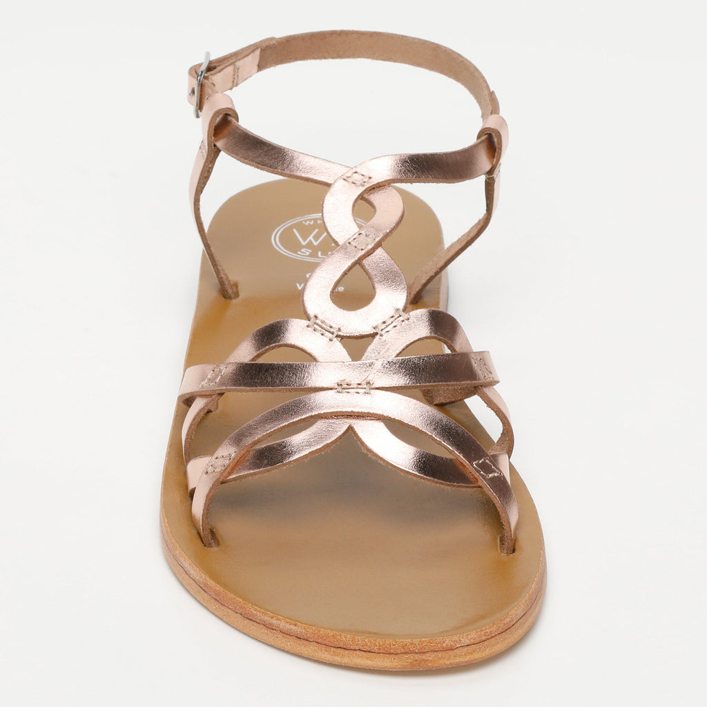 White Sun - Sandales Marlena - Rosegold Buff - Rose