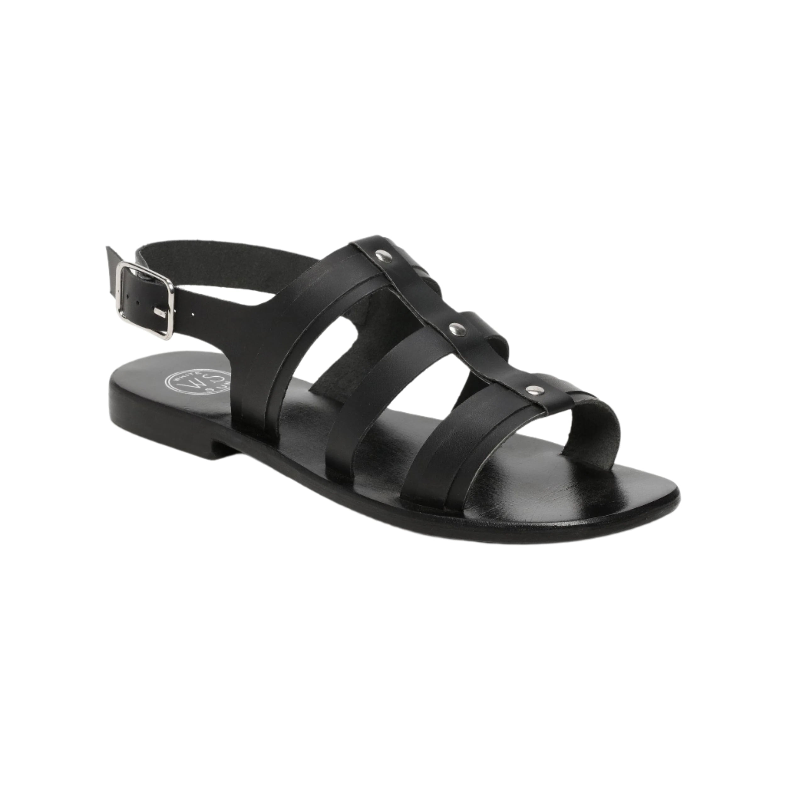 White Sun - Sandales Lirola - Black Buff - Noir