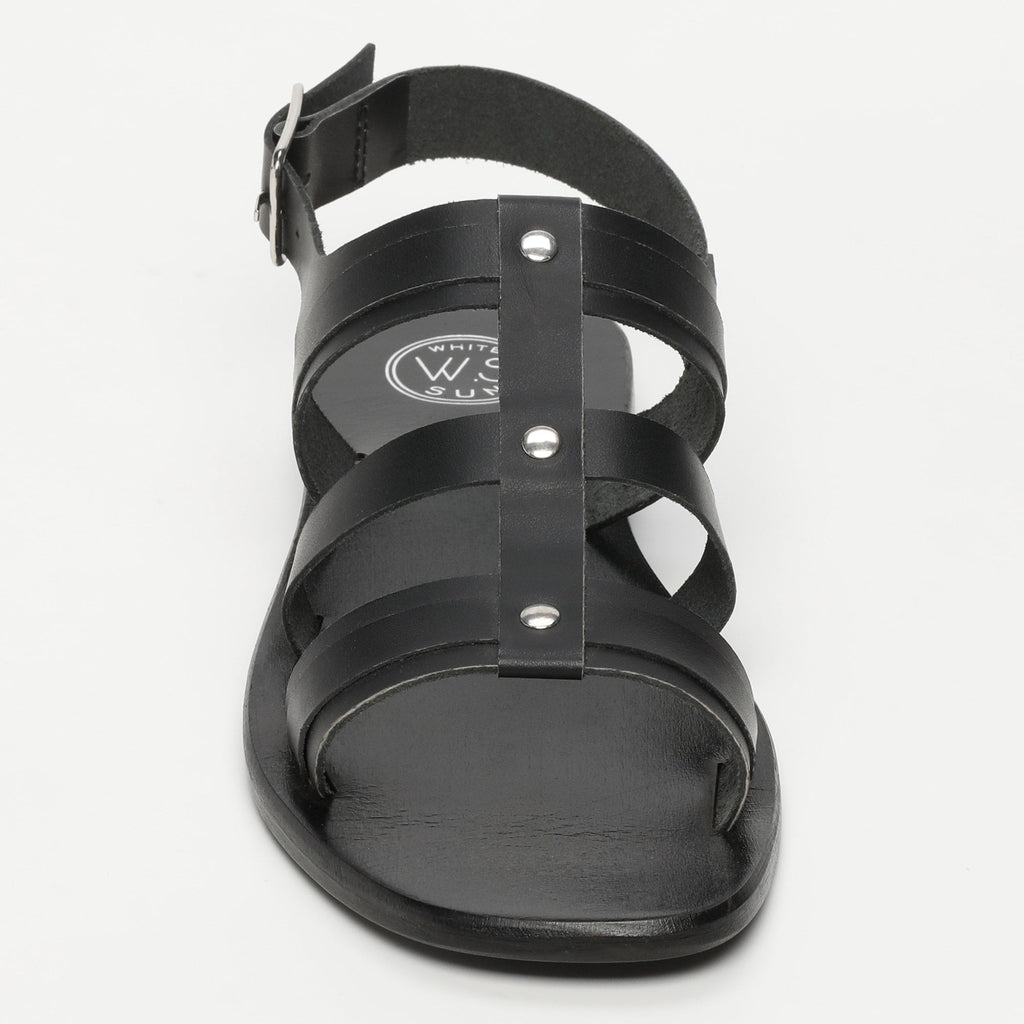 White Sun - Sandales Lirola - Black Buff - Noir